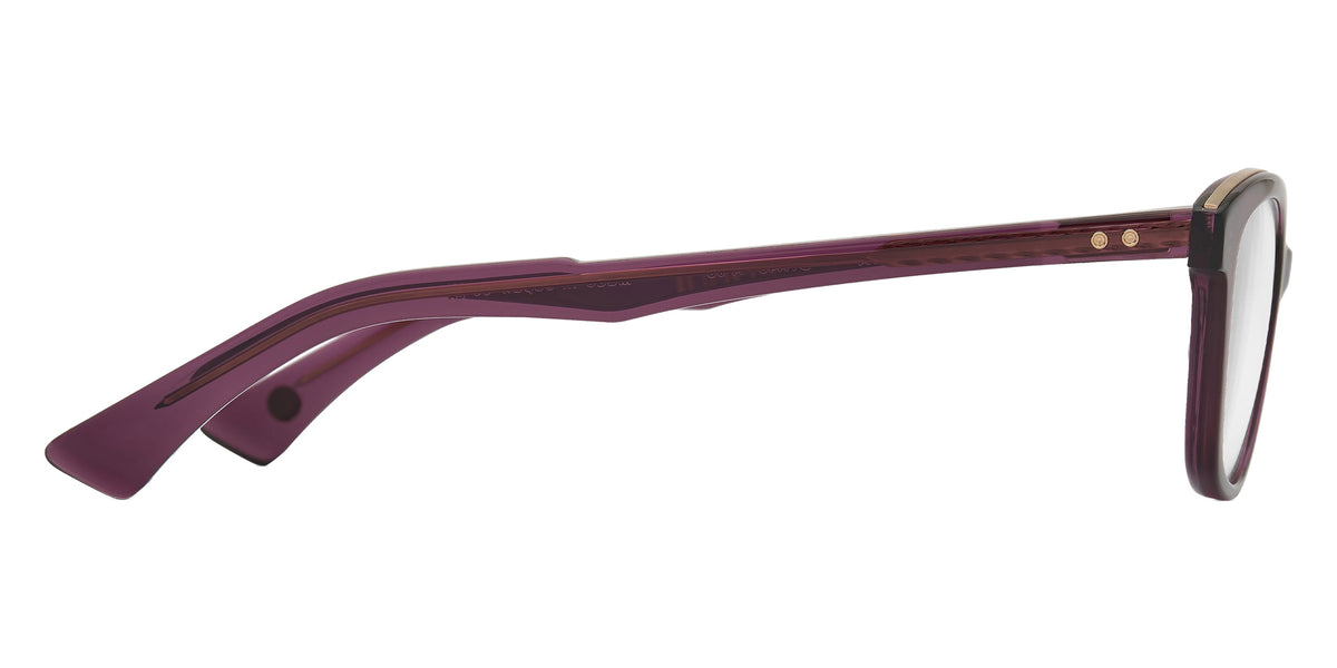 Dita® SAHVANA Eyeglasses DT DTX481-A-03 52 - Purple Glass/Brushed White Gold