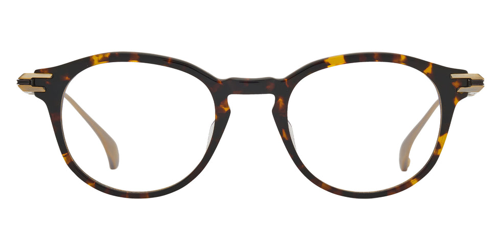 Dita® ASHIUM Eyeglasses DT DTX485-A-02 47 - Tortoise/Antique White Gold/Black Iron