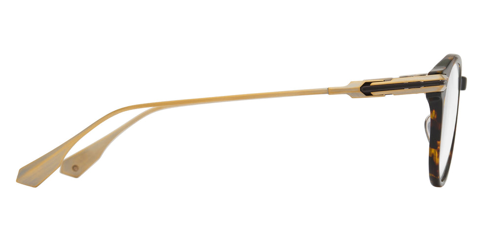 Dita® ASHIUM Eyeglasses DT DTX485-A-02 47 - Tortoise/Antique White Gold/Black Iron