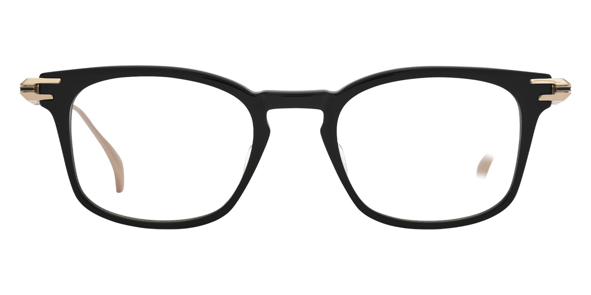 Dita® EYCARUS Eyeglasses DT DTX486-A-01 47 - Black/White Gold/Shiny Silver