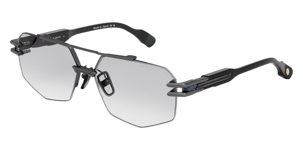 Dita® GRAND-DEUS Eyeglasses DT DTX488-A-02 59 - Antique Silver/Black