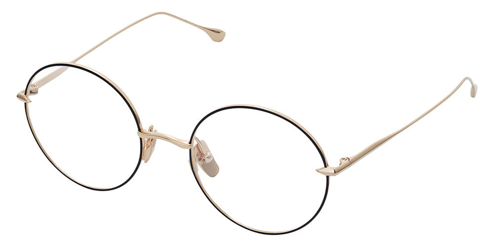 Dita® Believer Eyeglasses DT DTX506-52-03-Z 52 - Black Rhodium/White Gold