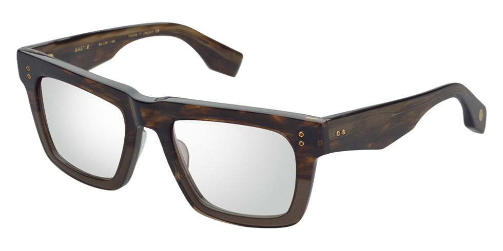 Dita® MASTIX Eyeglasses DT DTX712-A-02 54 - Brown Swirl to Crystal Brown