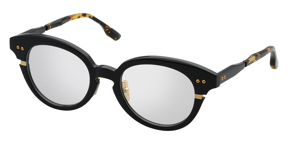 Dita® LINEUS-TWO Eyeglasses DT DTX730-A-01 51 - Black/Yellow Gold/Edo Tortoise