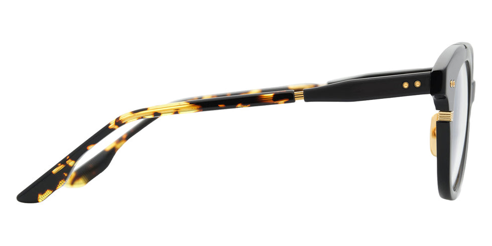 Dita® LINEUS-TWO Eyeglasses DT DTX730-A-01 51 - Black/Yellow Gold/Edo Tortoise