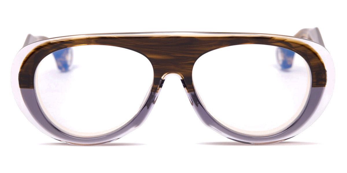 Blake Kuwahara® DURRELL BLK DURRELL BURL/BLUE 54 - Burl/Blue Eyeglasses