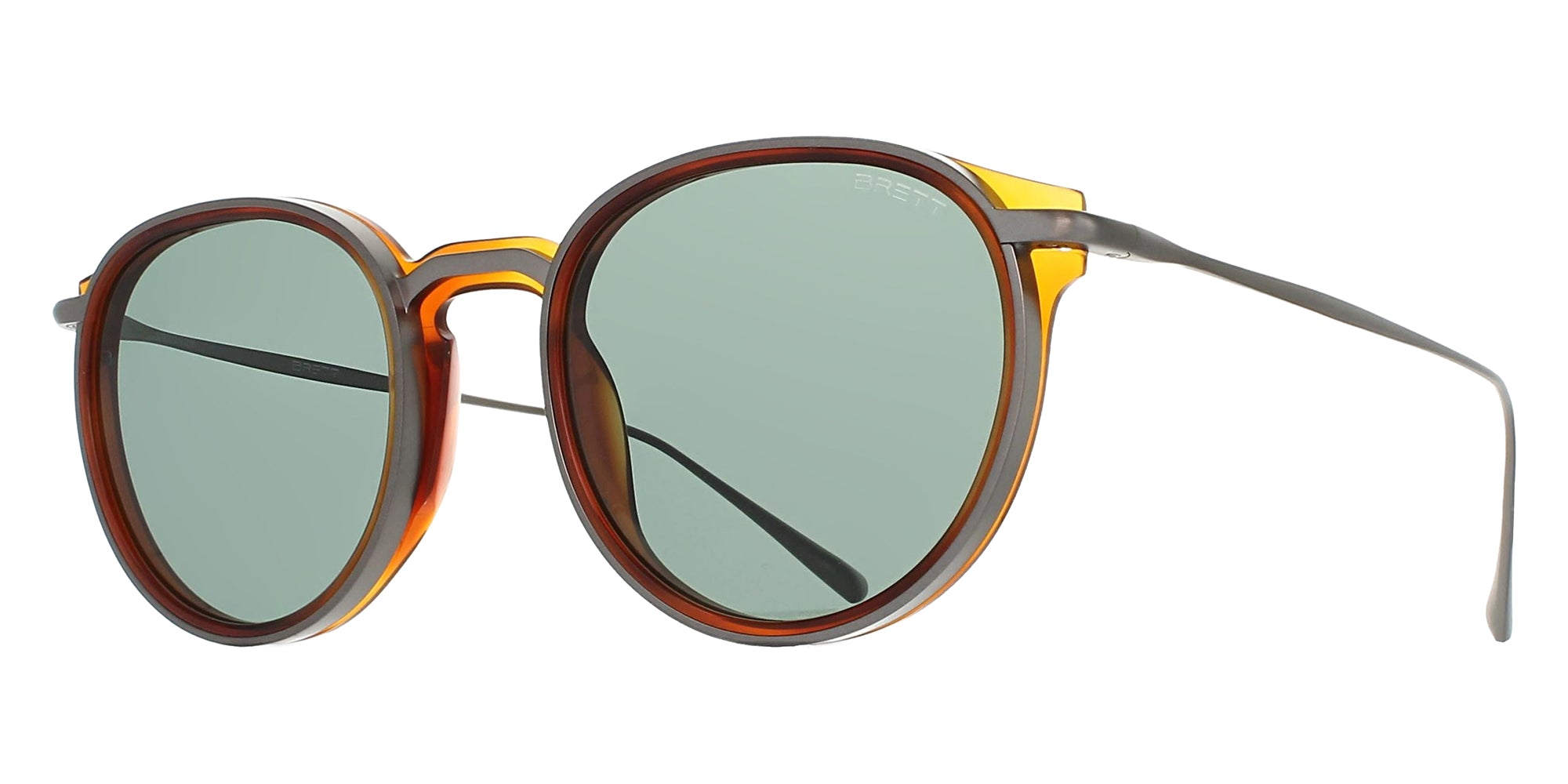 Brett® EDDIE SUN BRTT EDDIE SUN-C09-ST 49 - Honey Tortoise / Silver - C09