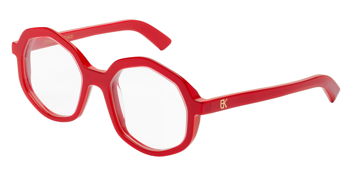 Emmanuelle Khanh® CORSO Eyeglasses EK CORSO-506 53 - Glossy Rouge