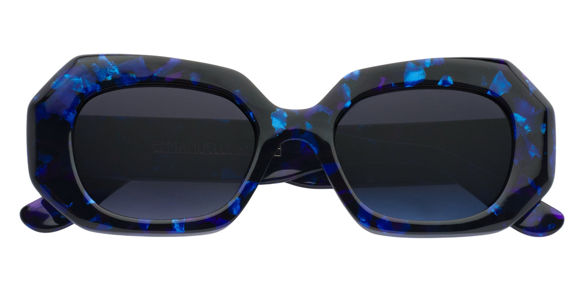 Emmanuelle Khanh® DIXIE Sunglasses EK DIXIE-281 49 - Ecaille Nacre Bleue