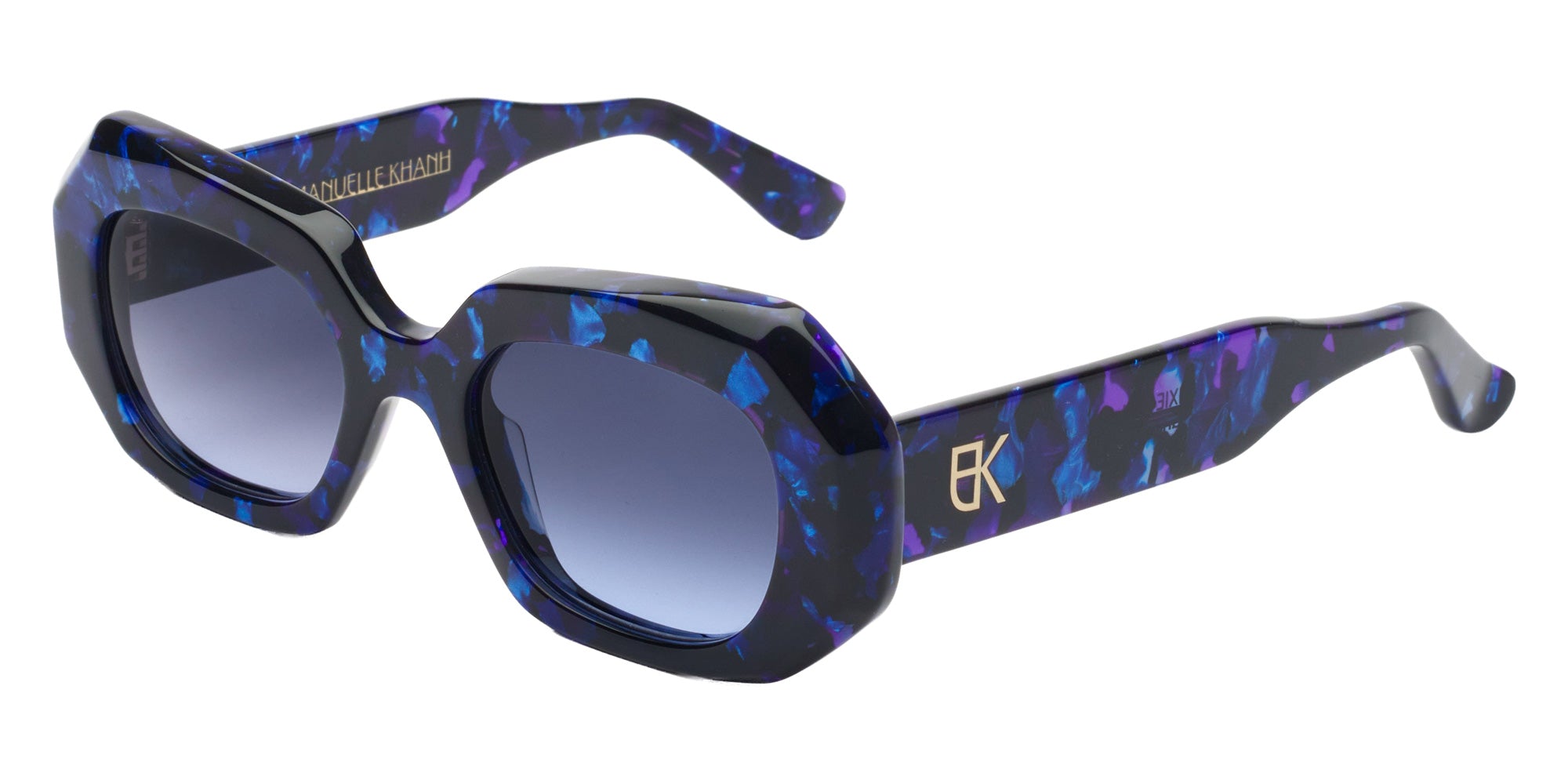 Emmanuelle Khanh® DIXIE Sunglasses EK DIXIE-281 49 - Ecaille Nacre Bleue