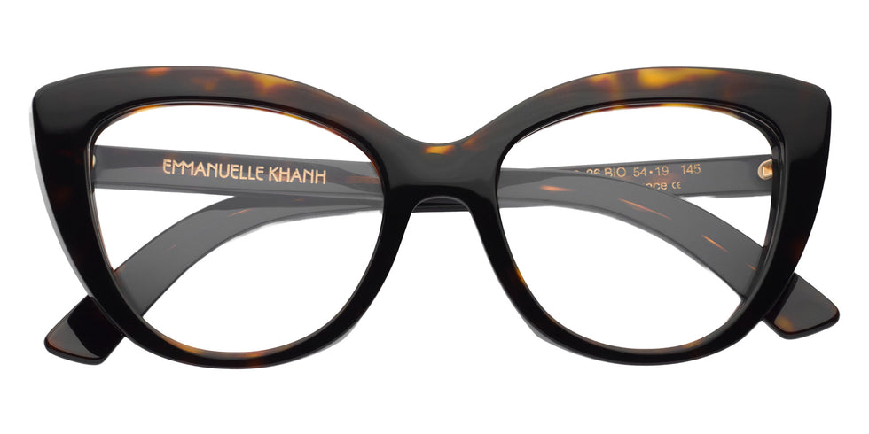Emmanuelle Khanh® DOMO Eyeglasses EK DOMO-36 54 - Classique Havana Bio