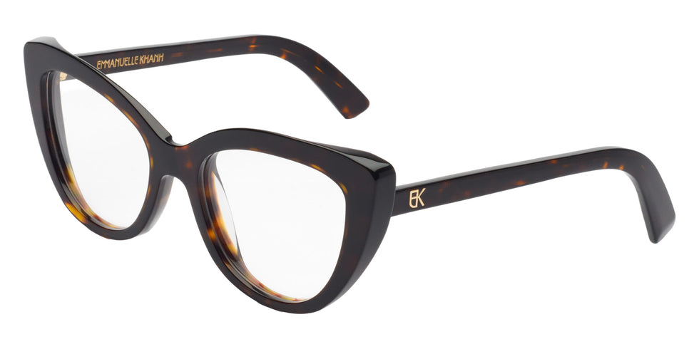 Emmanuelle Khanh® DOMO Eyeglasses EK DOMO-36 54 - Classique Havana Bio