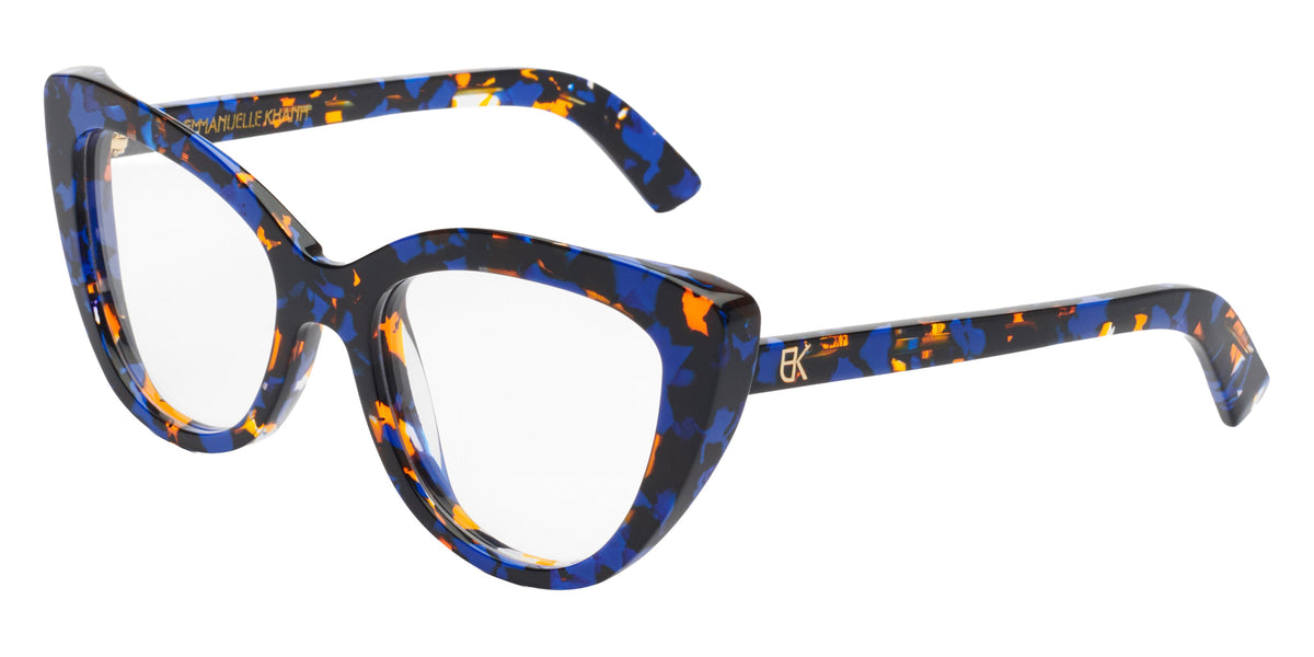 Emmanuelle Khanh® DOMO Eyeglasses EK DOMO-91 54 - Bleu Mouchete