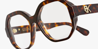Emmanuelle Khanh® EK FAME EK FAME X-18 55 - X-18 - Bronze Tortoise Eyeglasses