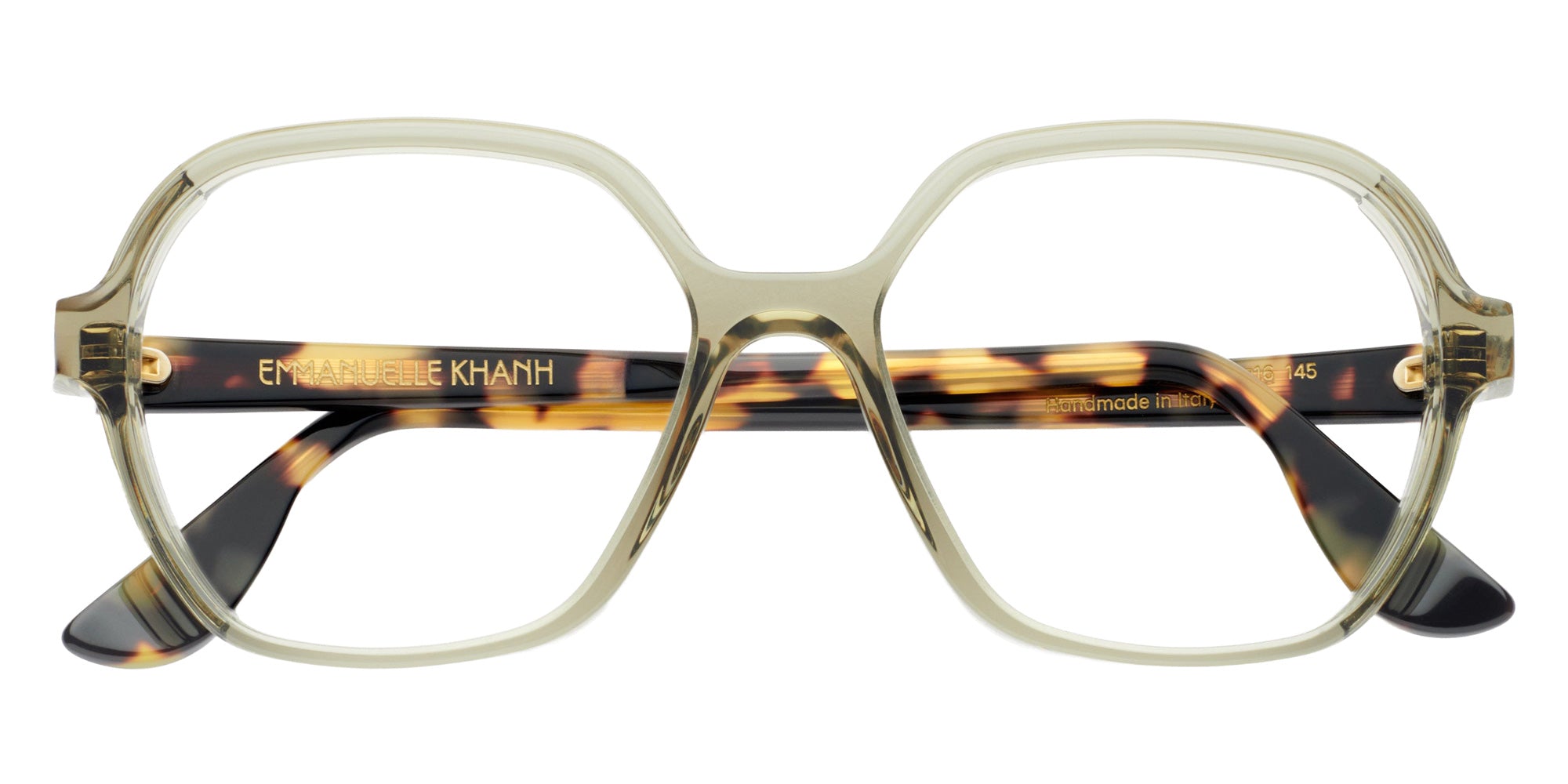 Emmanuelle Khanh® FOREVER Eyeglasses EK FOREVER-3428 55 - Cristal Olive Ecaille