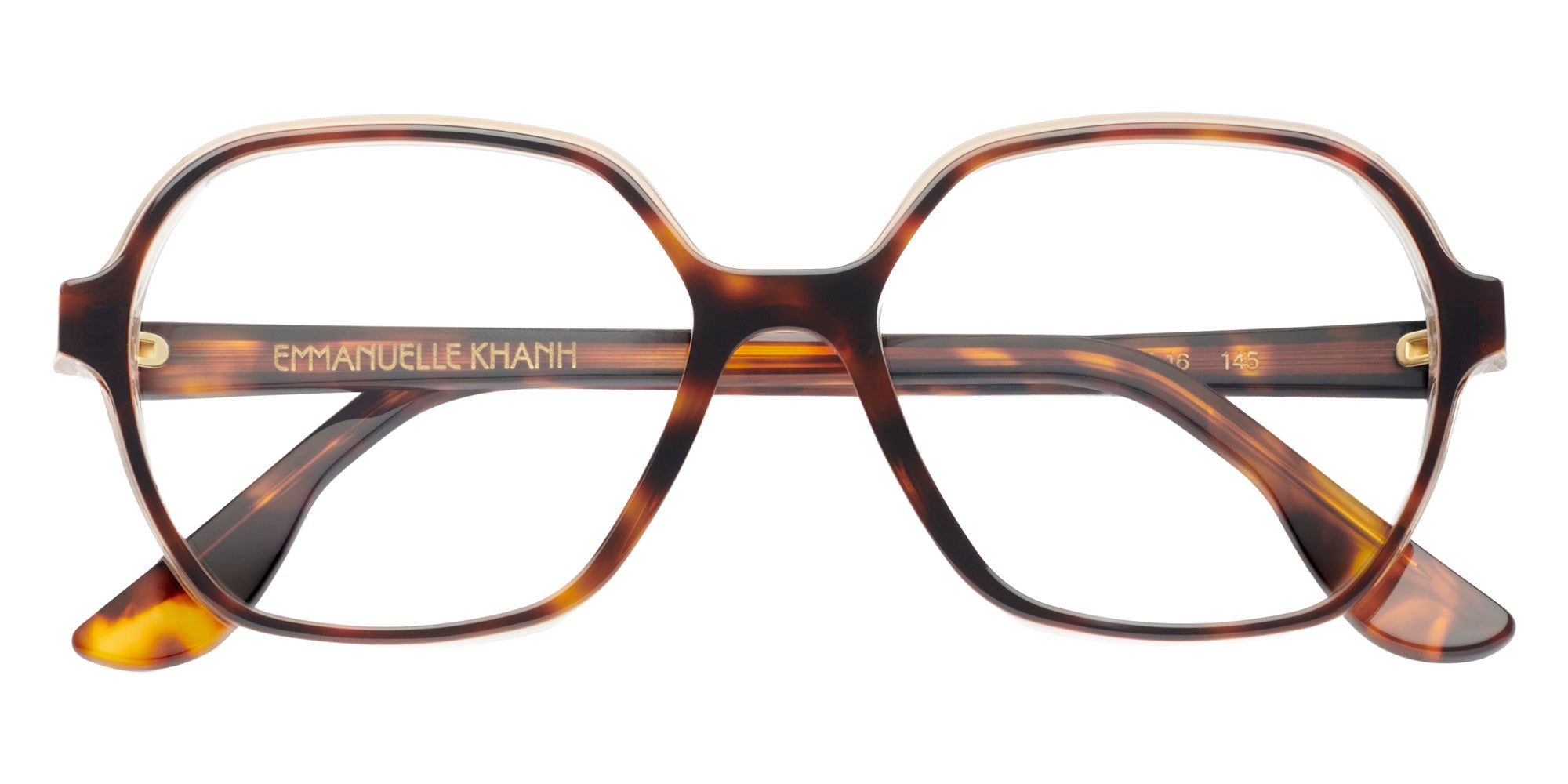 Emmanuelle Khanh® FOREVER Eyeglasses EK FOREVER-610 55 - Ecaille Cristal Bio