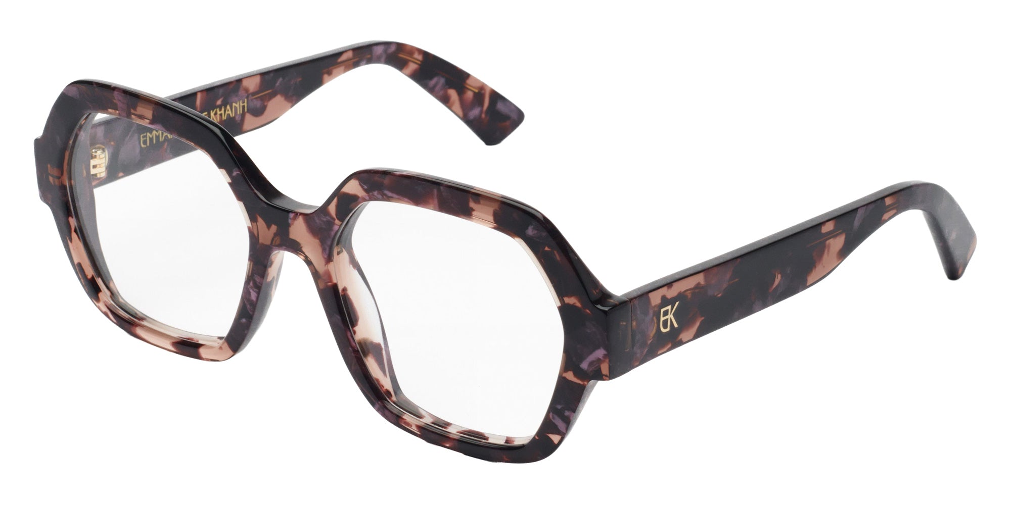 Emmanuelle Khanh® GLORY Eyeglasses EK GLORY-431 53 - Eclat Rose Nacre Bio