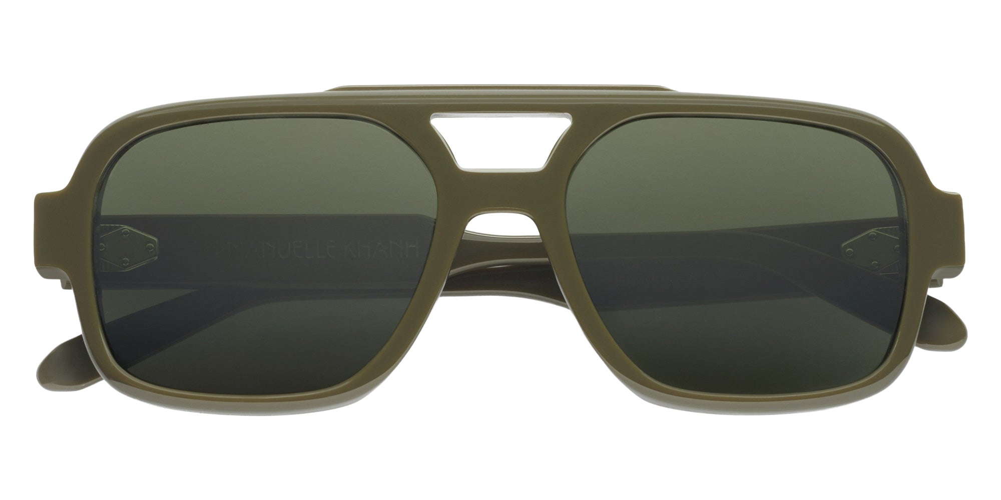 Emmanuelle Khanh® HERO Sunglasses EK HERO-375 57 - Olive