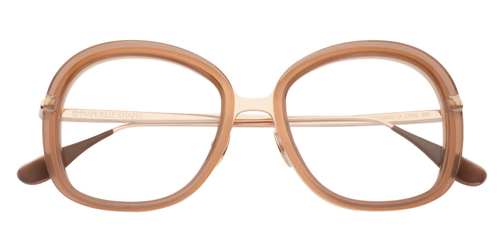 Emmanuelle Khanh® LYRA Eyeglasses EK LYRA-241 49 - Cristal Siena