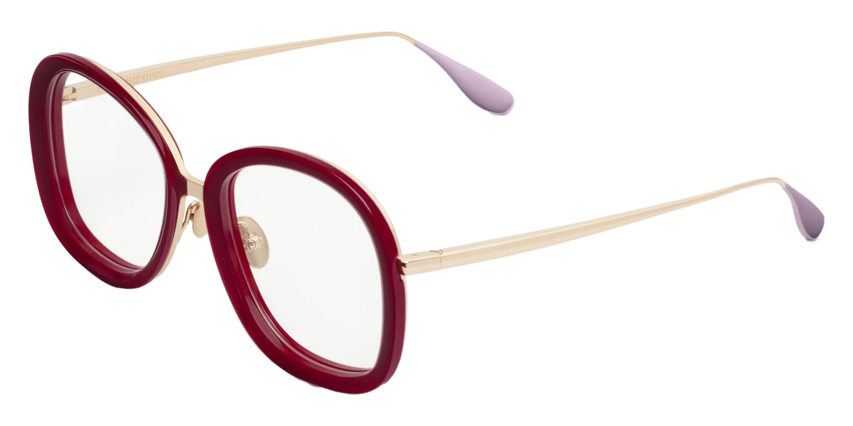 Emmanuelle Khanh® LYRA Eyeglasses EK LYRA-370 49 - Prune