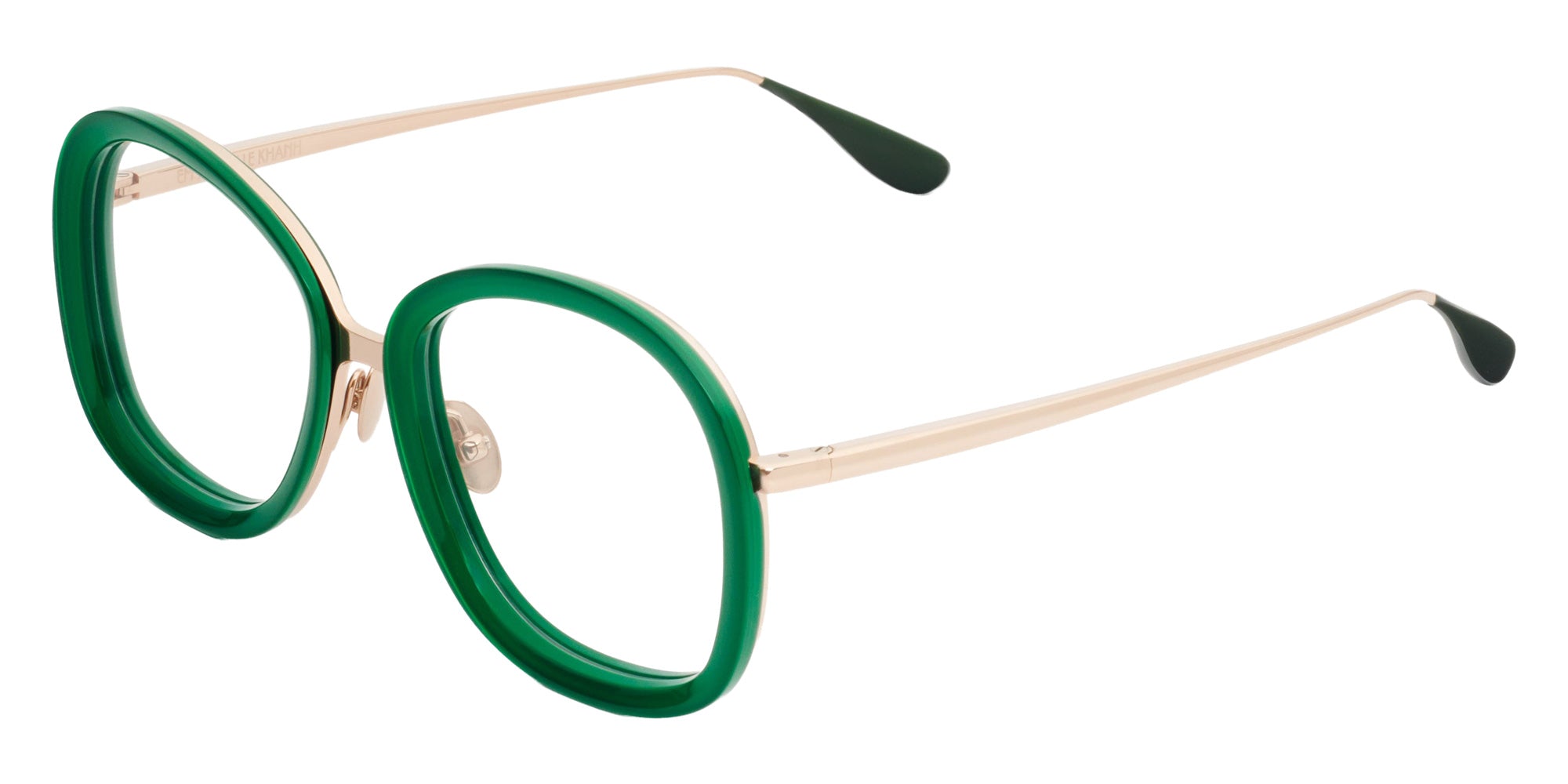 Emmanuelle Khanh® LYRA Eyeglasses EK LYRA-565 49 - Glossy Prairie