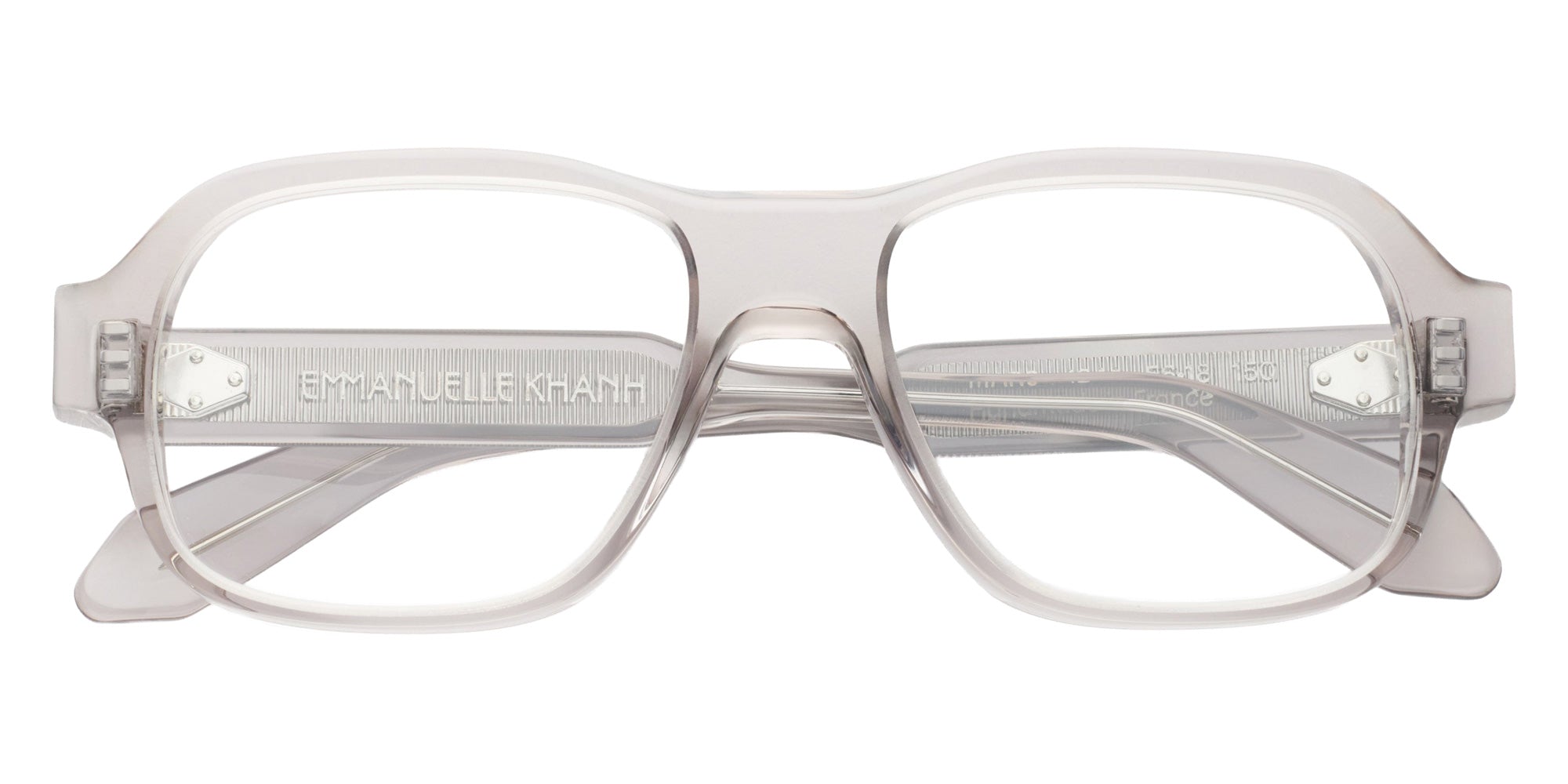 Emmanuelle Khanh® MARS Eyeglasses EK MARS-424A 56 - Cristal Souris