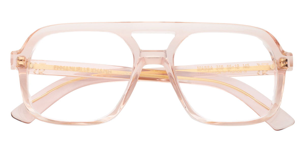 Emmanuelle Khanh® MASSA Eyeglasses EK MASSA-316 55 - Rose Dust
