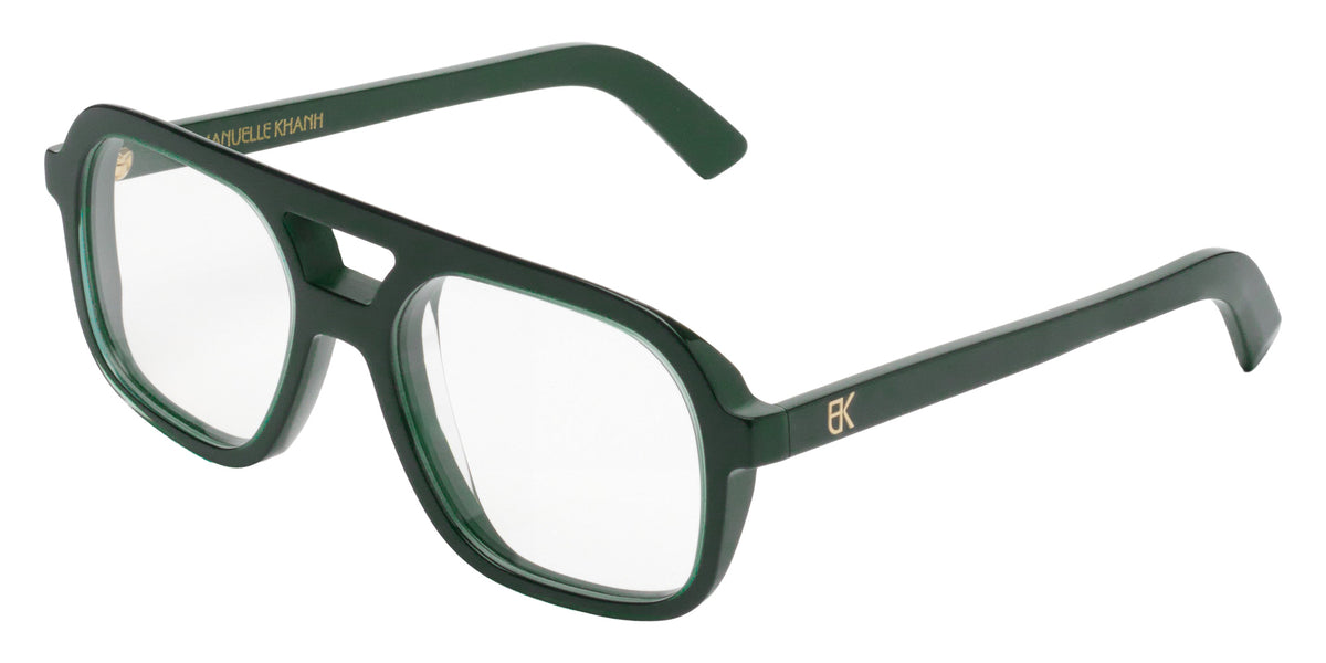 Emmanuelle Khanh® MASSA Eyeglasses EK MASSA-355 55 - Glossy Foret