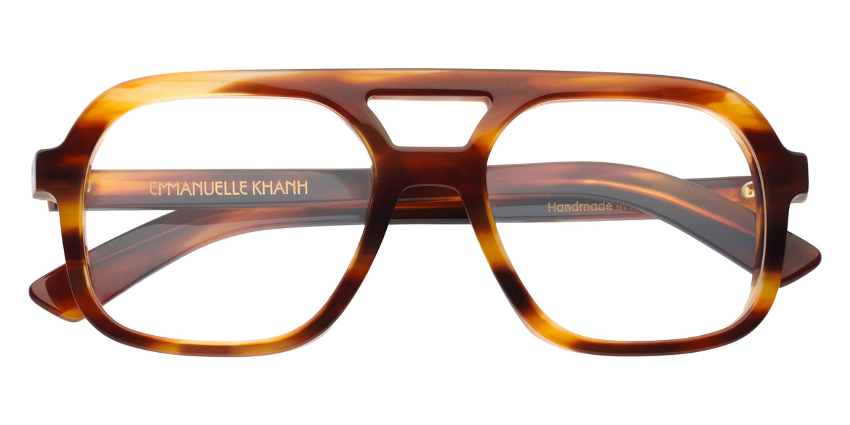 Emmanuelle Khanh® MASSA Eyeglasses EK MASSA-525 55 - Flamme Havana