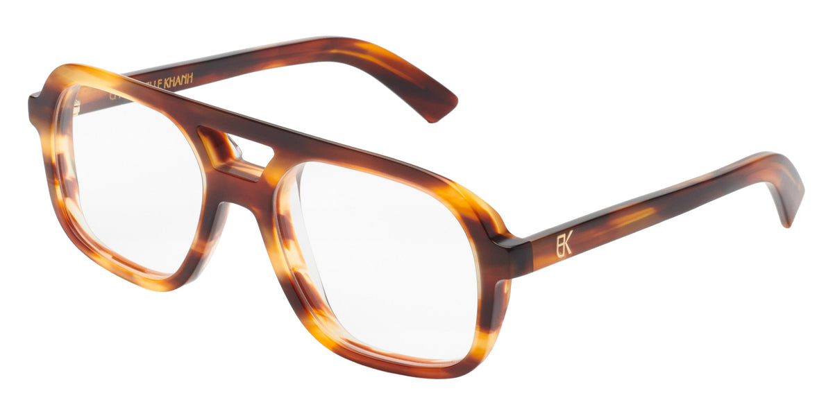 Emmanuelle Khanh® MASSA Eyeglasses EK MASSA-525 55 - Flamme Havana