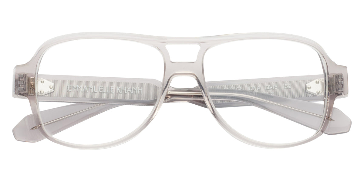 Emmanuelle Khanh® MIRAGE Eyeglasses EK MIRAGE-424A 58 - Cristal Souris A