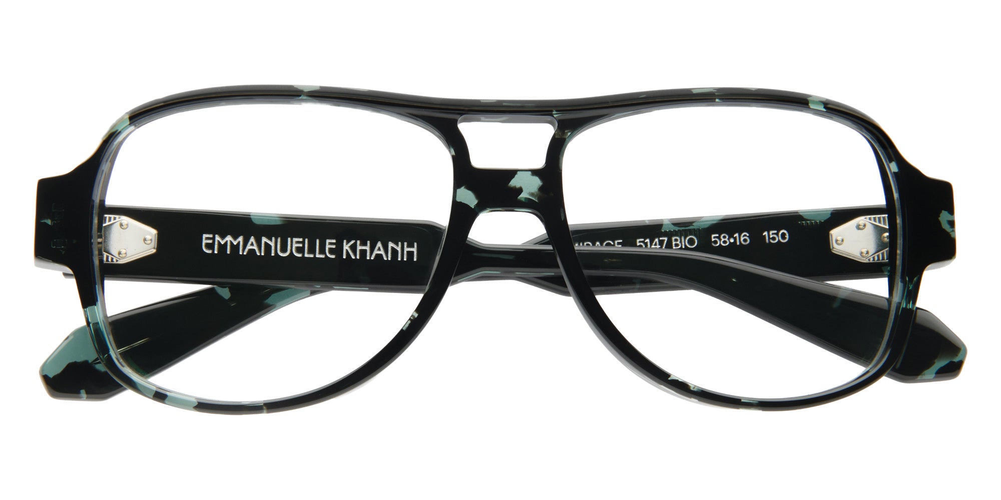 Emmanuelle Khanh® MIRAGE Eyeglasses EK MIRAGE-5147 58 - Eclat Vert Bio