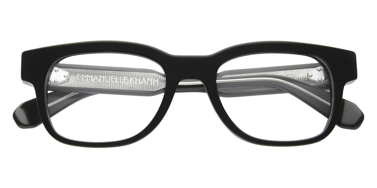 Emmanuelle Khanh® OASIS Eyeglasses EK OASIS-169A 52 - Noir Cristal Bio - Ar