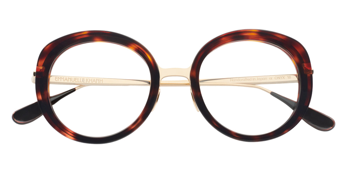 Emmanuelle Khanh® ONYX Eyeglasses EK ONYX-18 49 - Ecaille Foncee