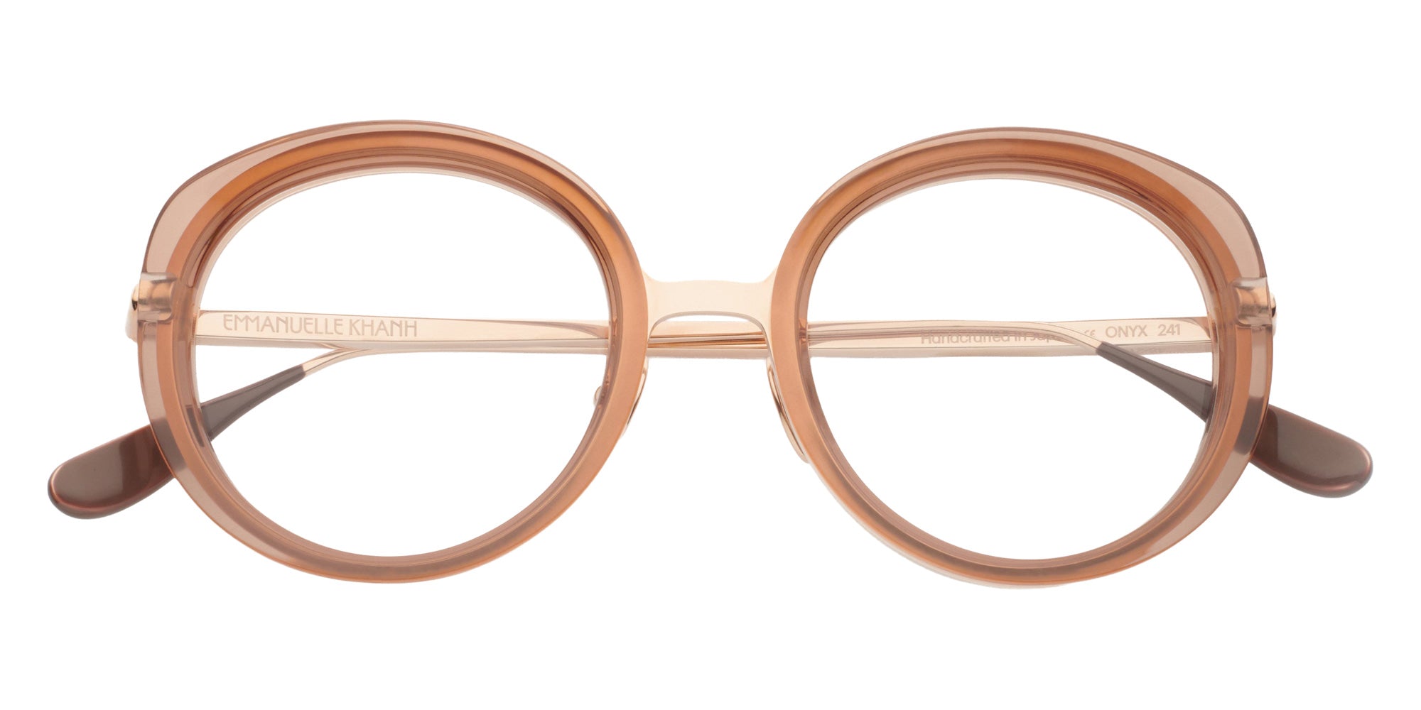 Emmanuelle Khanh® ONYX Eyeglasses EK ONYX-241 49 - Cristal Siena