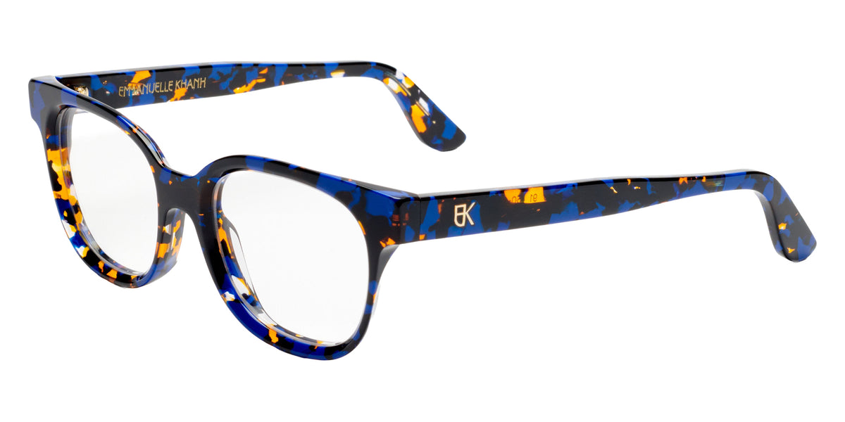 Emmanuelle Khanh® OPUS Eyeglasses EK OPUS-91 50 - Bleu Mouchete