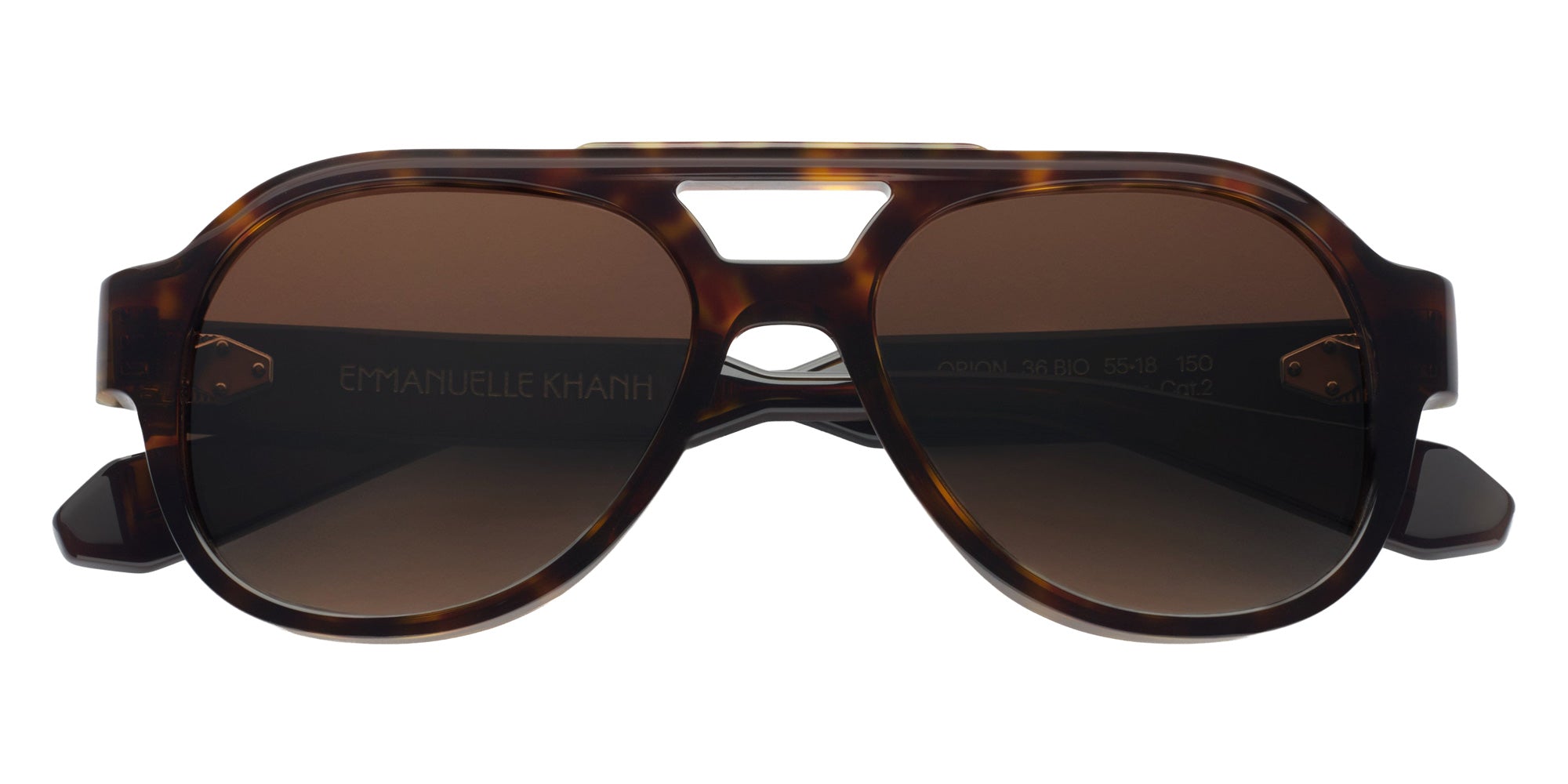 Emmanuelle Khanh® ORION Sunglasses EK ORION-36 47 - Classique Havana Bio