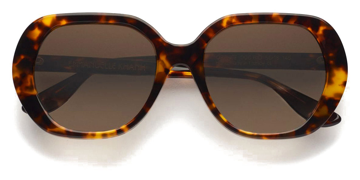 Emmanuelle Khanh® EK ORPHEE-SOL EK ORPHEE SOL 006 58 - 006 - Bronze Tortoise Sunglasses