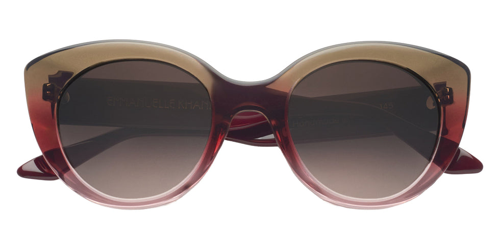 Emmanuelle Khanh® PORTIA Sunglasses EK PORTIA-3167 49 - Kaki Rose Griotte