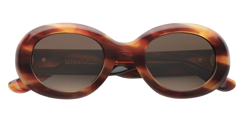 Emmanuelle Khanh® QUEEN Sunglasses EK QUEEN-525 48 - Flamme Havana