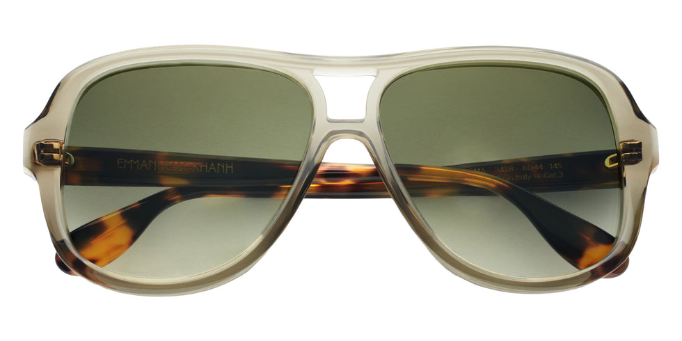 Emmanuelle Khanh® ROMA Sunglasses EK ROMA-3428 54 - Cristal Olive Ecaille