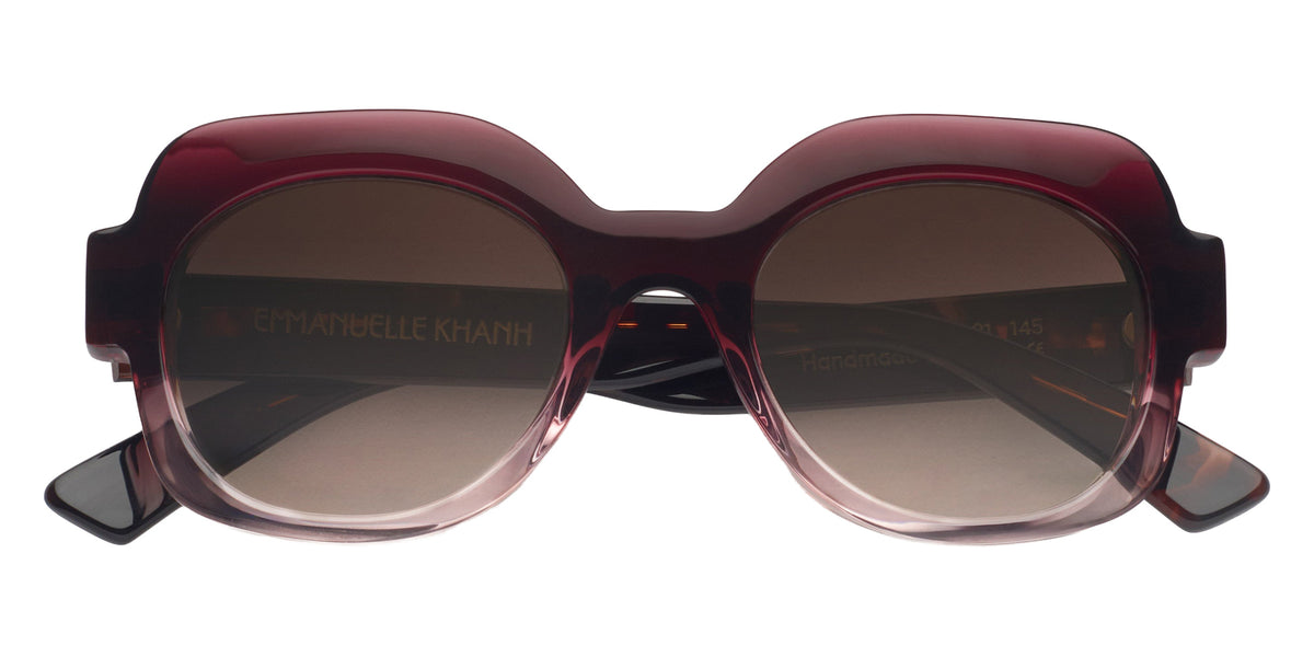 Emmanuelle Khanh® SATIN Sunglasses EK SATIN-304 51 - Degrade Bois De Rose