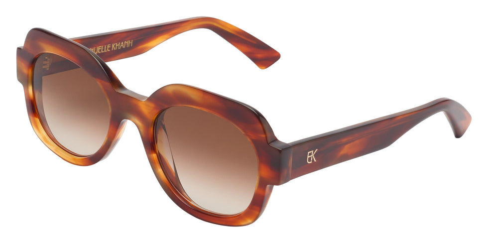 Emmanuelle Khanh® SATIN Sunglasses EK SATIN-525 51 - Flamme Havana