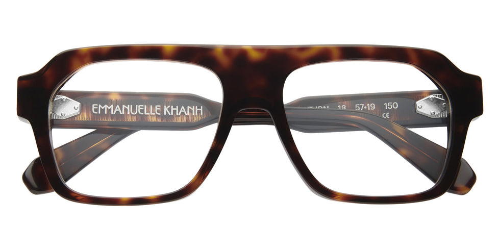 Emmanuelle Khanh® SATURN Eyeglasses EK SATURN-18 57 - Ecaille Foncee