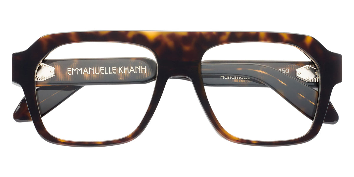Emmanuelle Khanh® SATURN Eyeglasses EK SATURN-36 57 - Classique Havana Bio