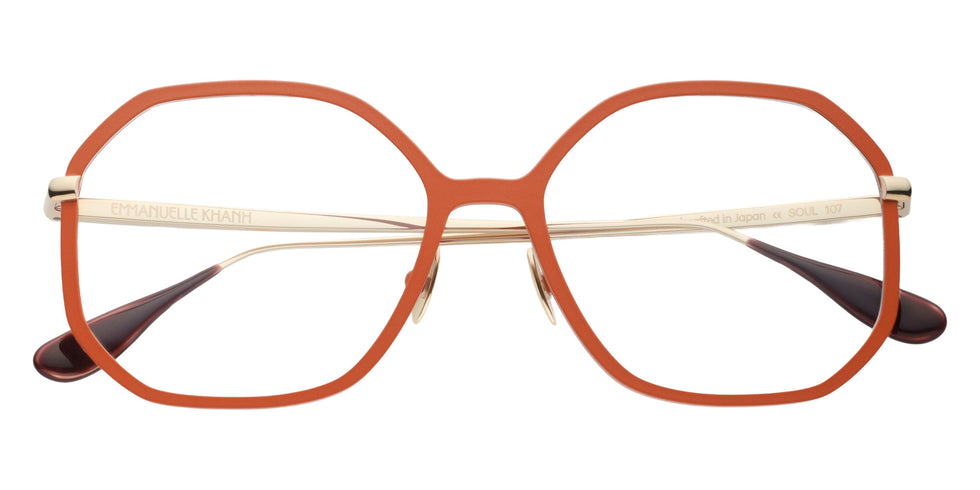 Emmanuelle Khanh® SOUL Eyeglasses EK SOUL-107 55 - Glossy Sunset