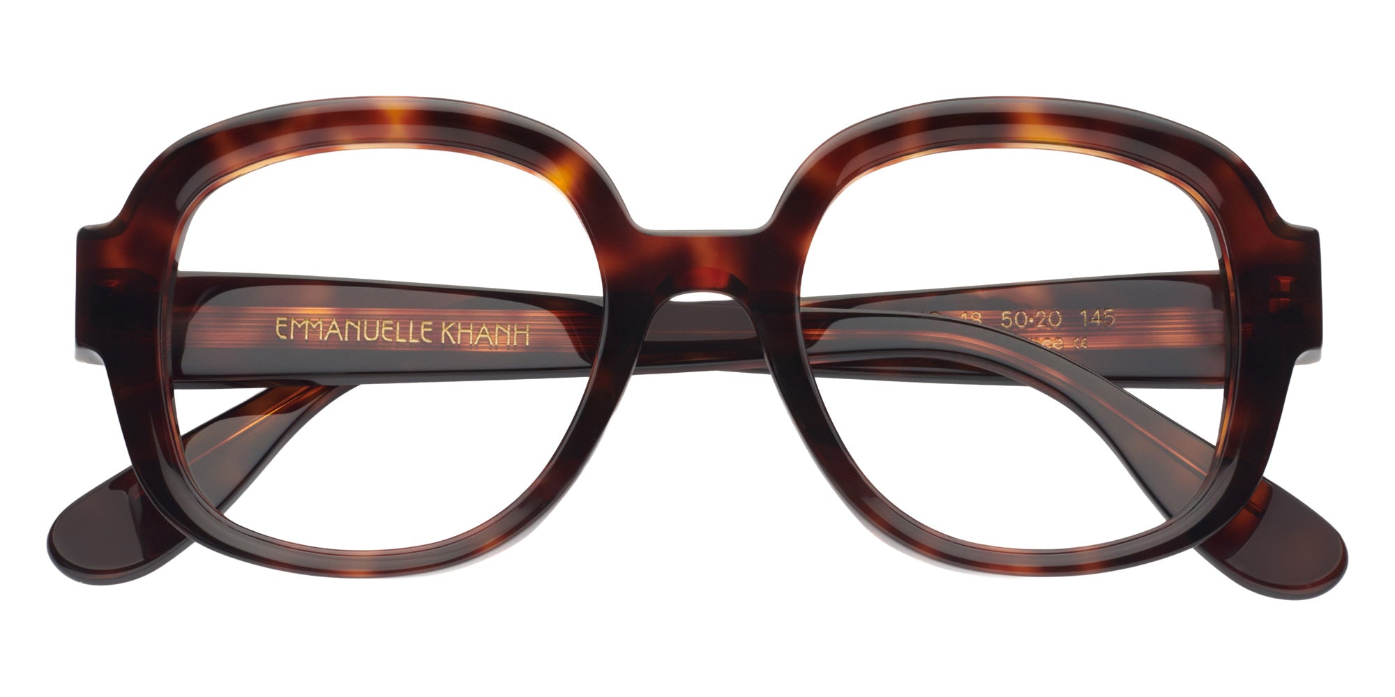 Emmanuelle Khanh® SUENO Eyeglasses EK SUENO-18 50 - Ecaille Foncee