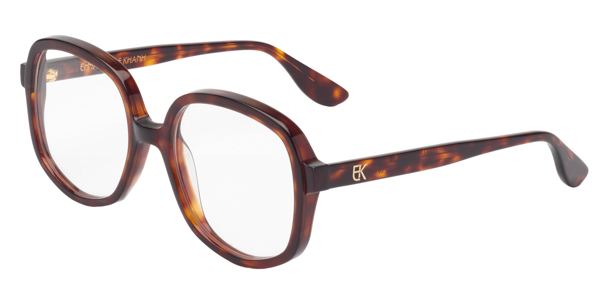 Emmanuelle Khanh® SWAN Eyeglasses EK SWAN-18 52 - Ecaille Foncee