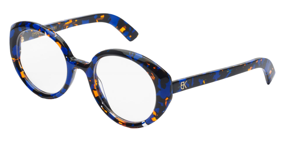 Emmanuelle Khanh® VELVET Eyeglasses EK VELVET-91 50 - Bleu Mouchete