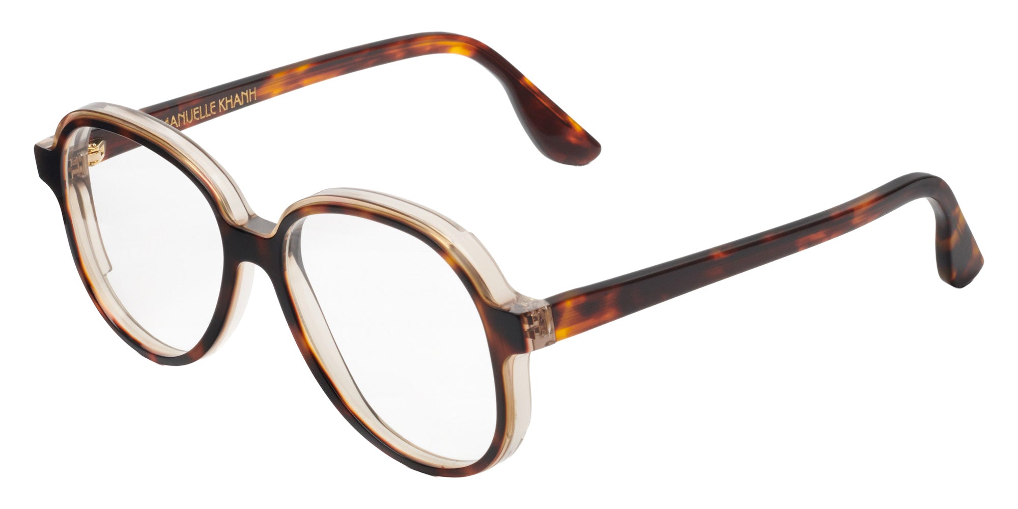 Emmanuelle Khanh® WIND Eyeglasses EK WIND-610 52 - Ecaille Cristal Bio